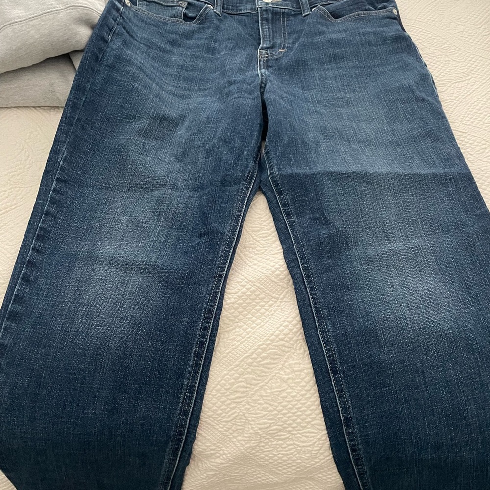 Lucky Brand boyfriend jeans- mid wash